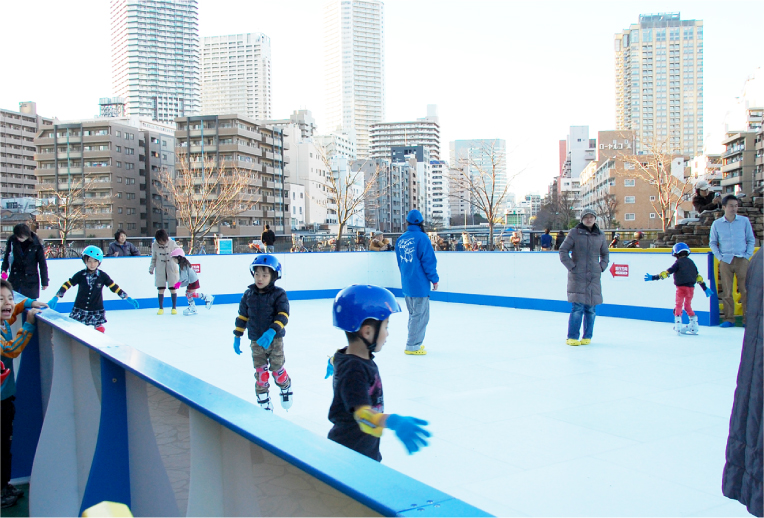 ノンアイススケート広場